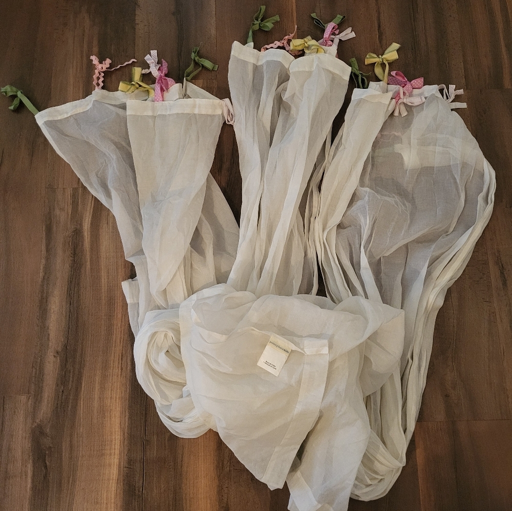 Pottery Barn Kids 3 Curtain Panels